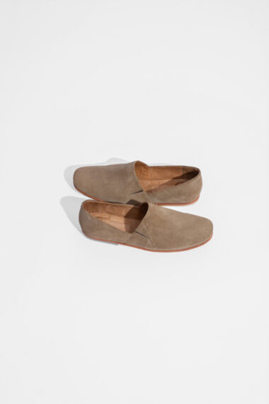 Mocasin Cuadrado Gamuza